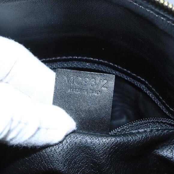 CELINE Macadam Canvas Hand Bag Pvc Black - Picture 13 of 13